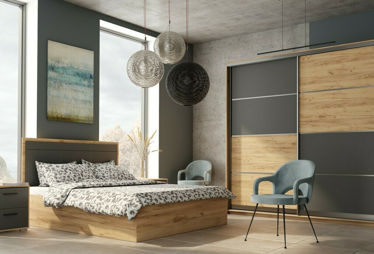 Кровать двухспальная из дерева мебель на заказ Карл Готлиб