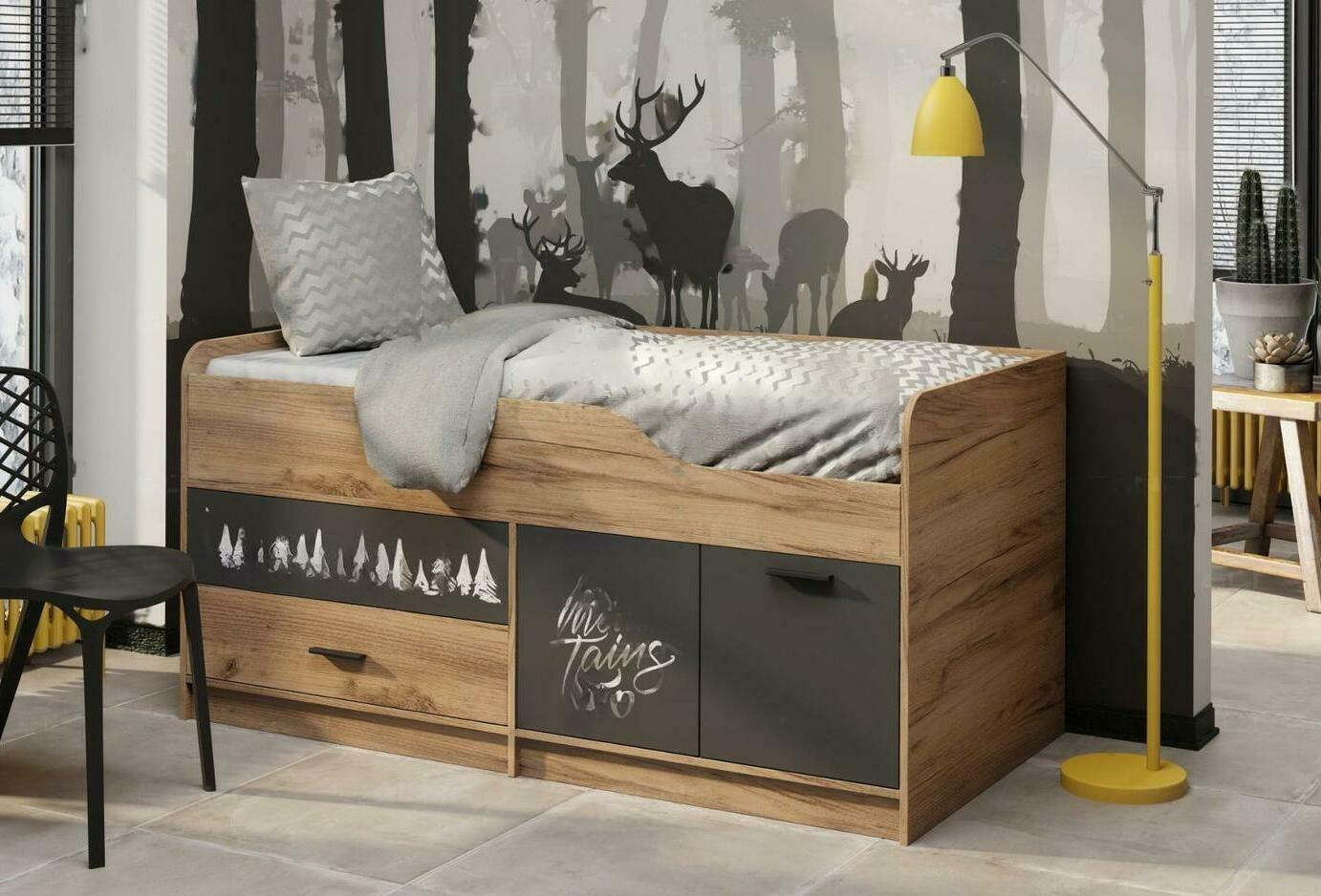 Спальня детская, кровать для маленькой комнаты мебель на заказ Карл Готлиб